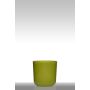 Lantern NICK, cylinder/round, light green, 7"/19cm, Ø7"/19cm