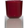 Tealight holder NICK, cylinder/round, red, 3"/7,5cm, Ø3"/7,5cm