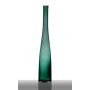 Single flower vase / bottle IRINA, cone/round, green washed out, 3.7"x3.7"x22"/9,5x9,5x54cm