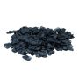 Artificial rose petals MEGGIE, 500 pieces, black, 1.6"x1.6"/4x4cm