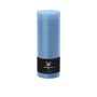 Pillar candle / Wax candle AURORA, ice-blue, 7"/19cm, Ø2.7"/6,8cm, 85h - Made in Germany
