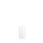 Votive candle / Pillar candle MAEVA, white, 3.1"/8cm, Ø1.6"/4cm, 12h - Made in Germany