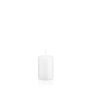 Votive candle / Pillar candle MAEVA, white, 3.1"/8cm, Ø2"/5cm, 18h - Made in Germany