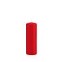 Votive candle / Pillar candle MAEVA, red, 6"/15cm, Ø2"/5cm, 37h - Made in Germany