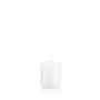 Votive candle / pillar candle MAEVA, white, 3.1"/8cm, Ø2.4"/6cm, 29h - Made in Germany