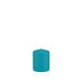 Votive candle / Pillar candle MAEVA, azure, 3.1"/8cm, Ø2.4"/6cm, 29h - Made in Germany