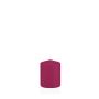 Votive candle / Pillar candle MAEVA, magenta, 3.1"/8cm, Ø2.4"/6cm, 29h - Made in Germany