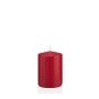 Votive candle / Pillar candle MAEVA, dark red, 4"/10cm, Ø2.8"/7cm, 42h - Made in Germany