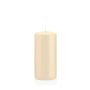 Votive candle / pillar candle MAEVA, cream, 5.9"/15cm, Ø2.8"/7cm, 63h - Made in Germany