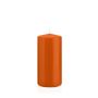 Votive candle / Pillar candle MAEVA, orange, 5.9"/15cm, Ø 2.8"/7cm, 63h - Made in Germany