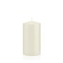 Votive candle / Pillar candle MAEVA, ivory, 6"/15cm, Ø3.1"/8cm, 69h - Made in Germany