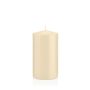 Votive candle / Pillar candle MAEVA, cream, 6"/15cm, Ø3.1"/8cm, 69h - Made in Germany
