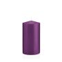 Votive candle / Pillar candle MAEVA, violet, 6"/15cm, Ø3.1"/8cm, 69h - Made in Germany