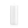 Votive candle / Pillar candle MAEVA, white, 8"/20cm, Ø 3.1"/8cm, 119h - Made in Germany