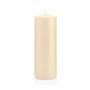 Votive candle / pillar candle MAEVA, cream, 8"/20cm, Ø2.8"/7cm, 103h - Made in Germany