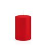 Votive candle / Pillar candle MAEVA, red, 6"/15cm, Ø4"/10cm, 113h - Made in Germany