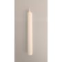 Candlestick / Taper candle CHARLOTTE, ivory, 7.3"/18,5cm, Ø 0.8"/2,1cm, 6,5h - Made in Germany