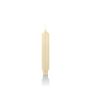 Cone shaped candle / Household candle ARIETTA, cream, 6.5"/16,4cm, Ø 1.1"/2,8cm, 6h - Made in Germany
