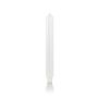 Cone shaped candle / Household candle ARIETTA, white, 24,9cm, Ø 1.1"/2,8cm, 16h - Made in Germany