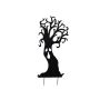 Halloween decorative figure: Silhouette Tree SPOOKY TREE, metal, black, 150cm