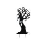 Halloween decorative figure: silhouette TREE SPOOKY TREE, metal, black, 5ft/150cm