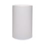 Glass cylinder vase SANYA EARTH, white, 21cm, Ø14cm
