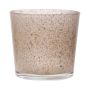 Glass plant pot ALENA GRANIT, granite sand, 11cm, Ø11,5cm