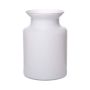 Lantern glass HANNA EARTH, white, 20cm, Ø14cm