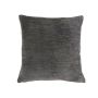 Canvas decorative cushion KALUA, dark grey, 18"x18"/45x45cm