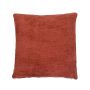 Canvas decorative cushion KALUA, rust, 18"x18"/45x45cm