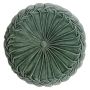Round seat cushion BELLONA, green-grey, 4"x16"/10x40cm