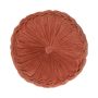 Round seat cushion BELLONA, salmon pink, 4"x16"/10x40cm
