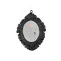 Halloween decorative Magic Mirror MIRZELLA, sound function, LED, grey, 14"/35cm