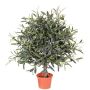 Fake olive tree WYNONA, real trunk, fruits, 20"/50cm