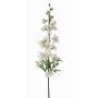 Artificial delphinium ANDRIANA, white-green, 3ft/90cm, Ø 4.3"/11cm
