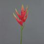 Fake Heliconia flower TOMKE, red-green, 31"/80cm, Ø 12"/30cm