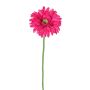 Artificial Gerbera HELLI, pink, 26"/65cm, Ø 4.7"/12cm