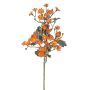 Fake flower feverfew FEMKE, orange, 24"/60cm, Ø 0.6"-0.8"/1,5-2cm