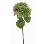 Artificial hydrangea CHIDORI, green-pink, 24"/60cm, Ø 8"/20cm
