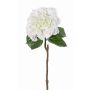 Artificial hydrangea CHIDORI, white-green, 24"/60cm, Ø 8"/20cm