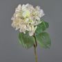 Artificial hydrangea CHIDORI, white-purple, 24"/60cm, Ø 8"/20cm