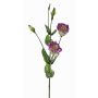 Artificial Lisianthus flower JUDIKA, violet-green, 28"/70cm, Ø 2"/5cm