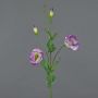 Artificial Lisianthus flower JUDIKA, violet-green, 28"/70cm, Ø 2"/5cm