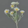 Artificial daisy LEONIA, white, 24"/60cm, Ø 2"/5cm
