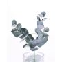 Decorative eucalyptus branch JAMAL, green-grey, 10"/25cm