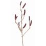 Artificial callistemon spray BRODY with fruits, dark red, 3ft/90cm