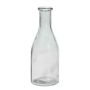 Small glass bottle ANYA, cylinder/round, clear, 7"/18cm, Ø2.6"/6,5cm