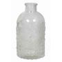 Small glass bottle URSULA, cylinder/round, clear, 4.9"/12,5cm, Ø2.6"/6,5cm