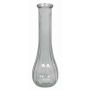 Single flower vase KOSTA, cone/round, clear, 8"/21,5cm, Ø2.8"/7cm