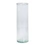 Flower vase SANYA OCEAN, cylinder/round, clear, 12"/30cm, Ø3.5"/9cm